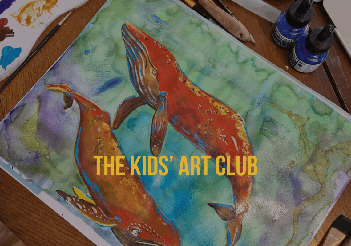 Kids art club at Elizabeth & Jo