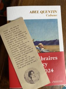 Cabane, Abel Quentin