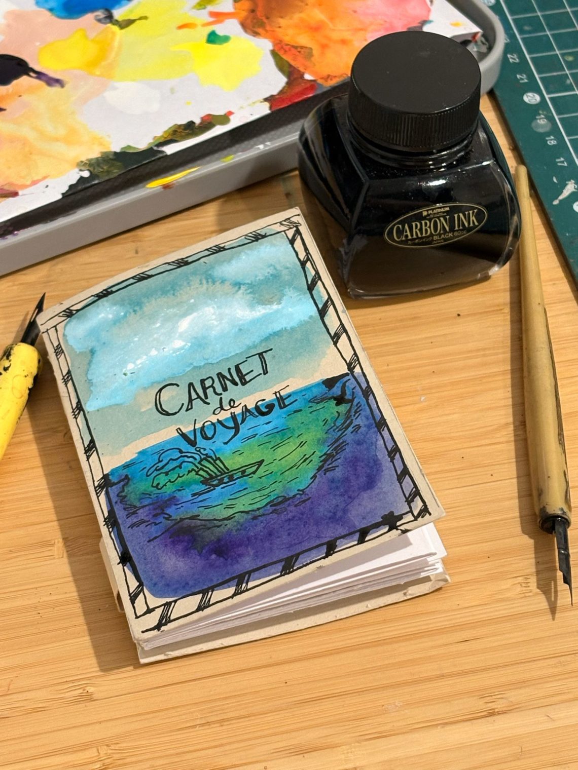 atelier carnet de voyage librairie ELizabeth & Jo