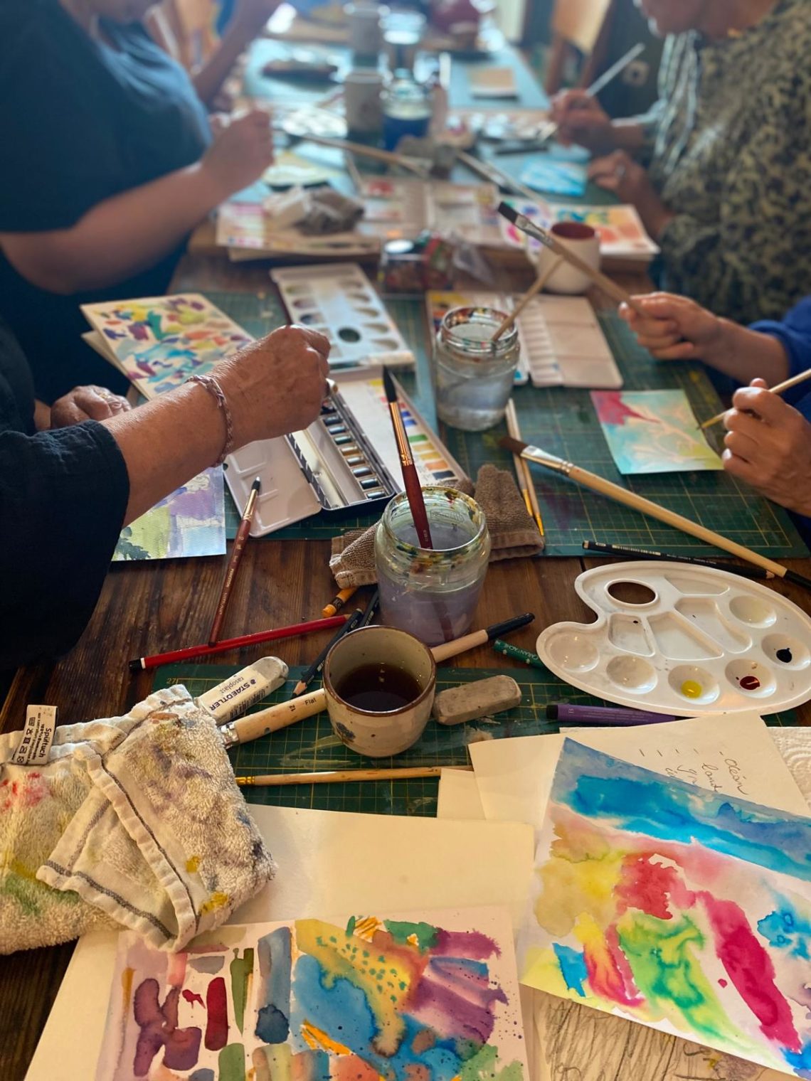 Atelier d'art Christine Woodward, librairie Café Elizabeth & Jo